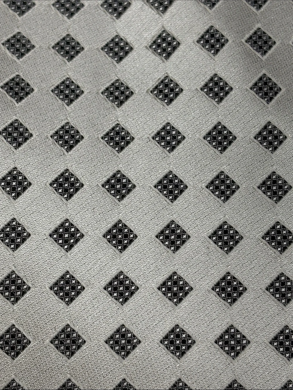 Bugatti neck tie geometric silk